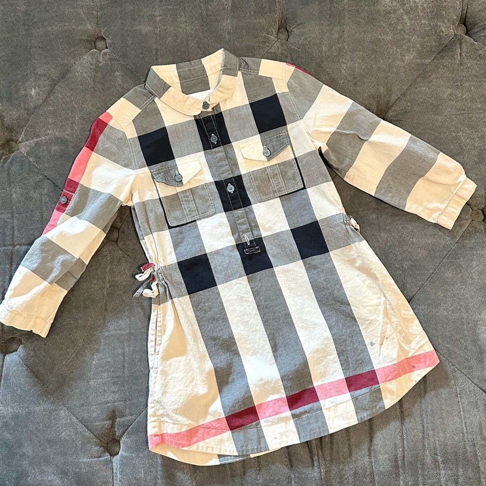 Girls Burberry Dress